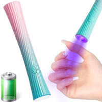 Изображение  Лампа-фонарик Led 5 с аккумулятором для сушки ногтей (гелевых типс, верхних форм, декора) - на USB, 3 Вт.