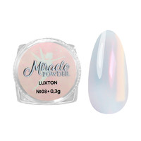 Зображення  Преміальна пудра для дизайну нігтів Miracle Powder LUXTON №08, 0.3 г, Об'єм (мл, г): 0.3, Колір: 08