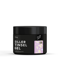 Зображення  Гель з блискітками для нігтів Siller Tinsel Gel №05, 15 мл