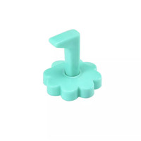 Зображення  Підставка-тримач для тіпс "Квітка" Бірюзовий