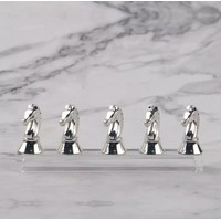 Зображення  Підставка магнітна під типсу (утримувач) для демонстрації зразків 5 шт. в упаковці Срібло