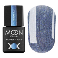 Изображение  Гель-лак для ногтей Moon Full Korean Cat №02 Ледяной Голубой, 8 мл, Объем (мл, г): 8, Цвет: 02