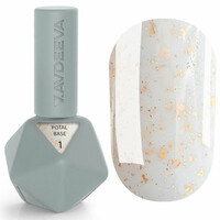 Зображення  Камуфлююча база для нігтів Victoria Avdeeva Potal Base 1 ніжний молочно-білий, 12 мл, Об'єм (мл, г): 12, Колір: 01