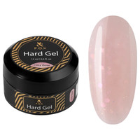 Зображення  Моделюючий гель для нігтів F.O.X Hard Gel Glitz Rose, 15 мл, Об'єм (мл, г): 15, Колір: Glitz Rose