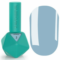 Изображение  Гель-лак витражный Victoria Avdeeva Vitrage 2 нежный голубой, 12 мл, Объем (мл, г): 12, Цвет: 02