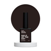 Зображення  Гель-лак Nails of the Day Let's Special Brownie холодний коричневий, 10 мл, Об'єм (мл, г): 10, Колір: Brownie