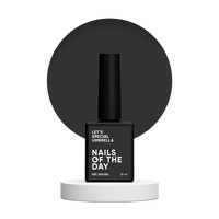 Зображення  Гель-лак Nails of the Day Let's Special Umbrella темно-графітовий, 10 мл, Об'єм (мл, г): 10, Колір: Umbrella