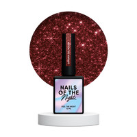 Зображення  Гель-лак Nails Of The Night Cocktails Sangria насичений червоний, 10 мл, Об'єм (мл, г): 10, Колір: Sangria