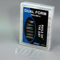 Зображення  Набір форм для нарощування нігтів Nails of the Day Pro Mix 6 12 видів, 144 шт 