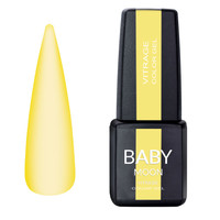 Зображення  Гель-лак вітражний Baby Moon Vitrage Color Gel №08 жовтий, 6 мл, Об'єм (мл, г): 6, Колір: 08