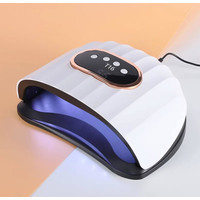 Зображення  Універсальна UV/LED лампа T16 для сушіння нігтів (з дисплеєм, дно знімання), 258 Вт. Білий