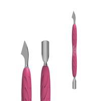 Изображение  Лопатка маникюрная с силиконовой ручкой пушер + топорик Staleks Pro UNIQ 10 TYPE 3 (PQ-10/3)