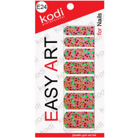 Изображение  Наклейки для дизайна ногтей Kodi Easy Art E24