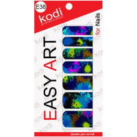 Изображение  Наклейки для дизайна ногтей Kodi Easy Art E38