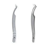 Изображение  Пинцет профессиональный для ресниц Staleks Pro EXPERT 45 TYPE 2 L-40 (TE-45/2)