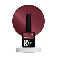 Зображення  Nails of the Day Korean cat eye 14 – червоний гель лак котяче око, 10 мл, Об'єм (мл, г): 10, Колір: 14