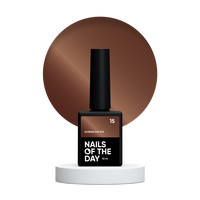 Зображення  Nails of the Day Korean cat eye 15 – бронзовий гель лак котяче око, 10 мл, Об'єм (мл, г): 10, Колір: 15