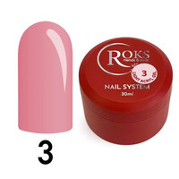 Изображение  Жидкий акрил-гель Roks Light Acryl Gel №3, 30 мл, Объем (мл, г): 30, Цвет: 03