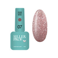 Изображение  База для гель-лака Siller Shine Light Base №07, 8 мл, Объем (мл, г): 8, Цвет: 07