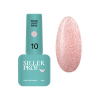 Изображение  База для гель-лака Siller Shine Light Base №10, 8 мл, Объем (мл, г): 8, Цвет: 10
