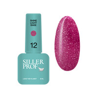 Изображение  База для гель-лака Siller Shine Light Base №12, 8 мл, Объем (мл, г): 8, Цвет: 12