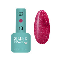 Изображение  База для гель-лака Siller Shine Light Base №13, 8 мл, Объем (мл, г): 8, Цвет: 13