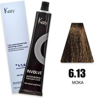 Зображення  Крем-фарба для волосся Kezy Involve Color 6.13 Moka (мокко), 100 мл, Об'єм (мл, г): 100, Колір: 6.13