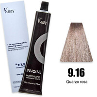 Зображення  Крем-фарба для волосся Kezy Involve Color 9.16 Rose Quartz (кварц), 100 мл, Об'єм (мл, г): 100, Колір: 9.16
