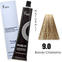 Зображення  Крем-фарба для волосся Kezy Involve Color 9.0 Very Light Blond (дуже світлий блонд), 100 мл, Об'єм (мл, г): 100, Колір: 9.0
