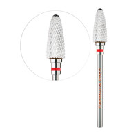 Зображення  Фреза твердосплавна Formula Profi 100-1060 закруглений конус червона 6/14 мм