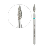 Зображення  Фреза алмазна Formula Profi 104.243.534.021 полум'я гостре зелене 2.1/8 мм