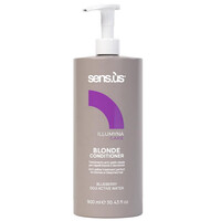Зображення  Кондиціонер проти жовтизни світлого волосся Sens.ùs Illumyna Blonde Conditioner, 900 мл, Об'єм (мл, г): 900