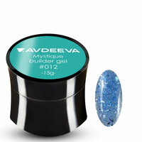 Зображення  Гель, що моделює з поталлю Victoria Avdeeva Mystique Builder Gel №012 синій, 15 мл, Об'єм (мл, г): 15, Колір: 012