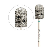 Зображення  Фреза алмазна Formula Profi PODO-05 циліндр закруглений зелена 9/15 мм