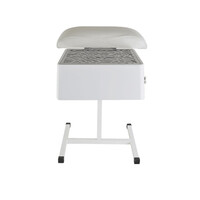 Изображение  Педикюрная вытяжка ÜLKA Premium белая с белой стойкой подушка белая крепление белое, 52 Вт