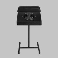 Изображение  Педикюрная вытяжка ÜLKA X2 (Basic) черная с черной стойкой подушка черная, 40 Вт