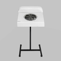 Изображение  Педикюрная вытяжка ÜLKA X2 (Basic) белая с черной стойкой подушка белая, 40 Вт