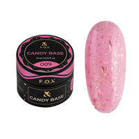 Зображення  База для гель-лаку з поталлю F.O.X Base Candy №009, 10 мл, Об'єм (мл, г): 10, Колір: 009