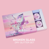 Зображення  Комплект блискіток для декору нігтів LUNAMoon Broken Glass, 6 шт