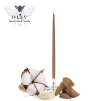 Зображення  Свічка макана із бджолиного воску коричнева 18 см, 1 шт, Кількість в упаковці (шт): 1