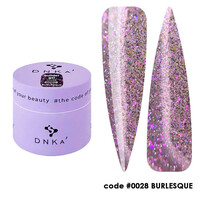 Зображення  Гель моделюючий DNKa Builder Gel №0028 Burlesque, 15 мл, Об'єм (мл, г): 15, Колір: 0028