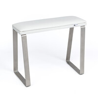 Изображение  Педикюрная подставка для ног Eco Stand Padix на металлических ножках, белая