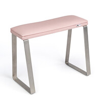 Изображение  Педикюрная подставка для ног Eco Stand Padix на металлических ножках, розовая