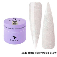 Зображення  Гель моделюючий DNKa Builder Gel №0033 Hollywood Glow, 15 мл, Об'єм (мл, г): 15, Колір: 0033