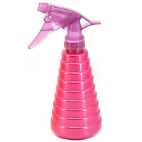 Зображення  Пульверизатор - розпилювач для перукаря Гофре Піраміда рожевий, 300 мл