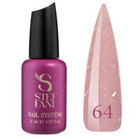 Изображение  База камуфлирующая для гель-лака Steffani Cover Base №64, 17 мл, Объем (мл, г): 17, Цвет: 64