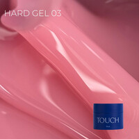 Зображення  Гель для нарощування Touch Hard Gel 03 персиково-рожевий, 15 мл, Об'єм (мл, г): 15, Колір: 03