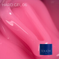 Зображення  Гель для нарощування Touch Hard Gel 06 рожевий, 15 мл, Об'єм (мл, г): 15, Колір: 06