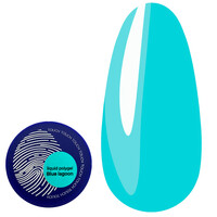 Изображение  Полигель Touch Neon Liquid Polygel Blue lagoon, 15 мл, Объем (мл, г): 15, Цвет: Blue Lagoon
