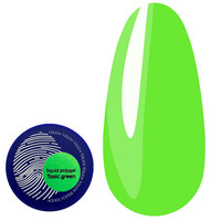 Изображение  Полигель Touch Neon Liquid Polygel Toxic green, 15 мл, Объем (мл, г): 15, Цвет: Toxic green